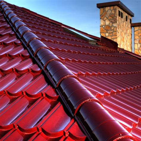 house roof metal tile|metal roofing tiles types.